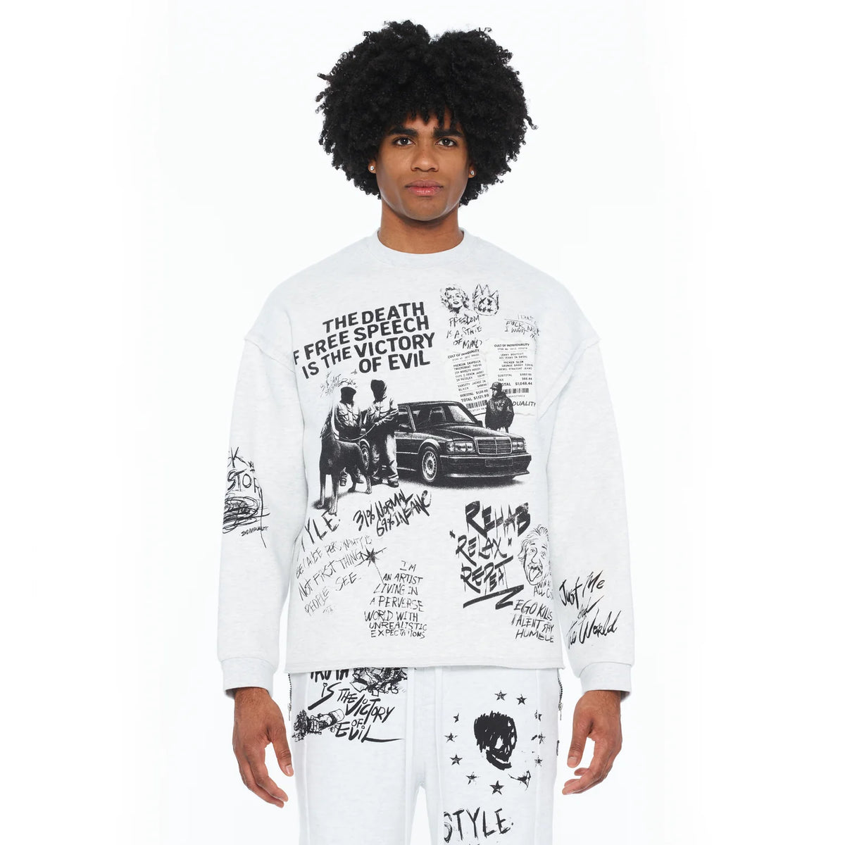 CULT OF INDIVIDUALITY-Crewneck Sweatshirts-Gravity NYC