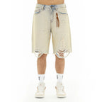 CULT OF INDIVIDUALITY-Men's Jean Shorts and Denim Shorts
