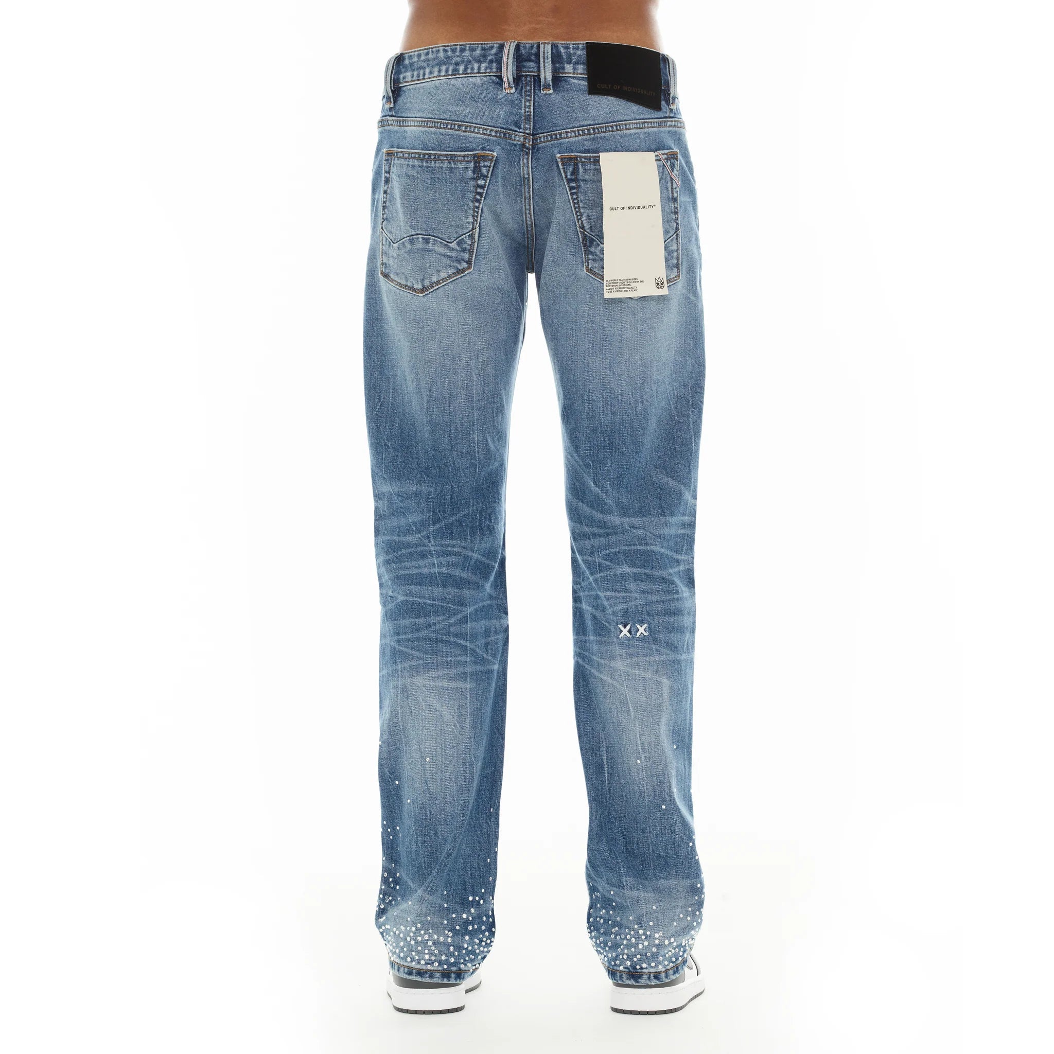 CULT OF INDIVIDUALITY-Men's Baggy Fit Jeans and Denim