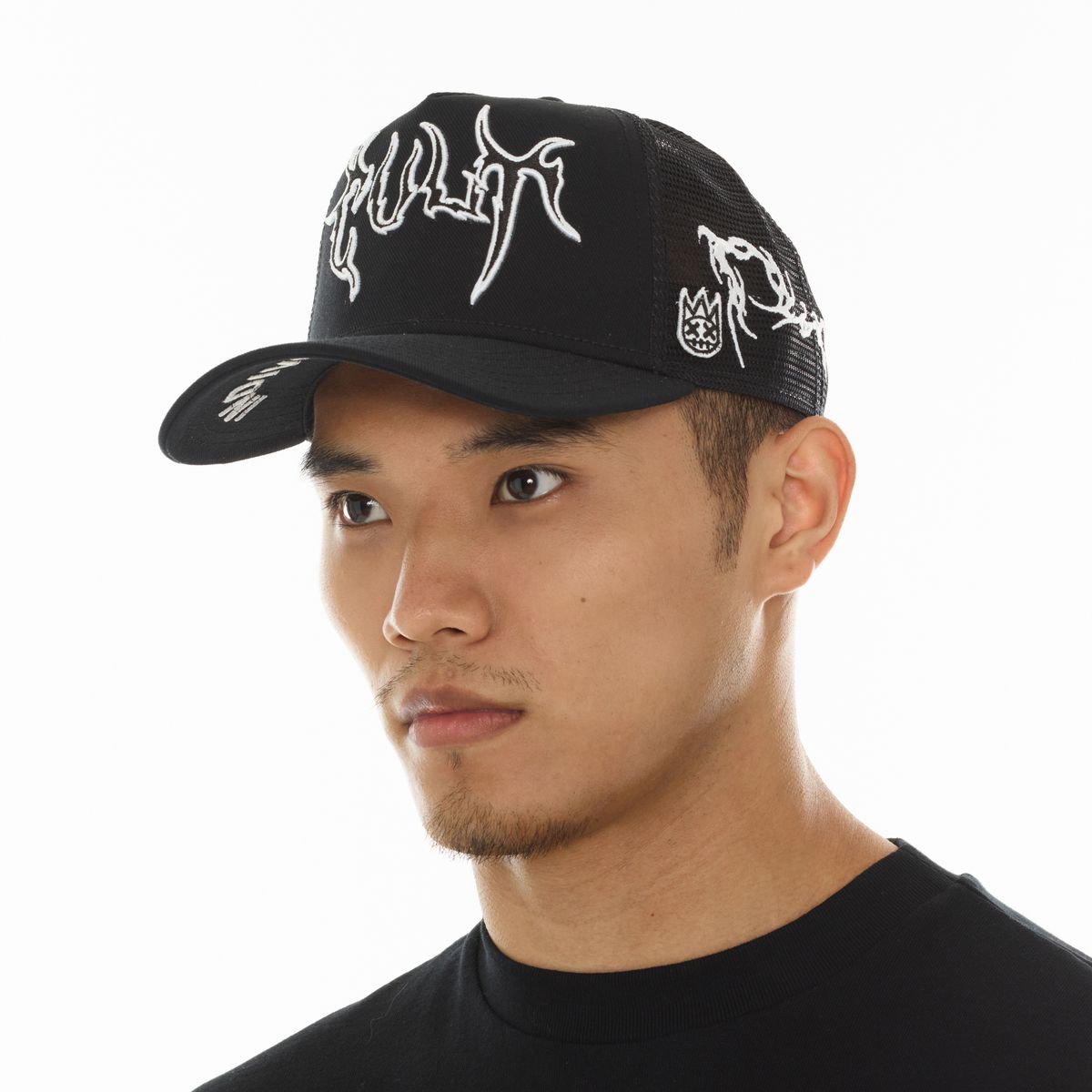 CULT OF INDIVIDUALITY "Raven" Mesh Back Trucker Hat Secondary image