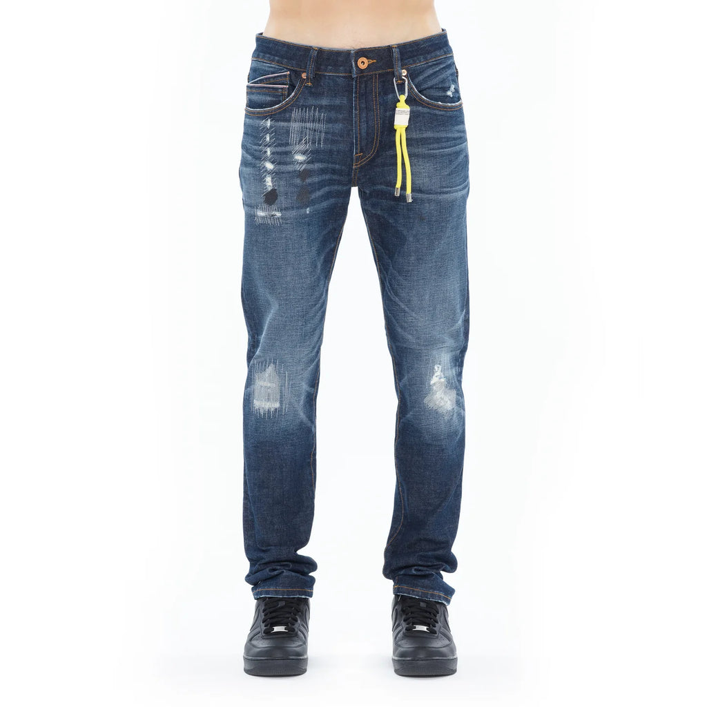 CULT OF INDIVIDUALITY-Men's Slim Fit Jeans and Denim