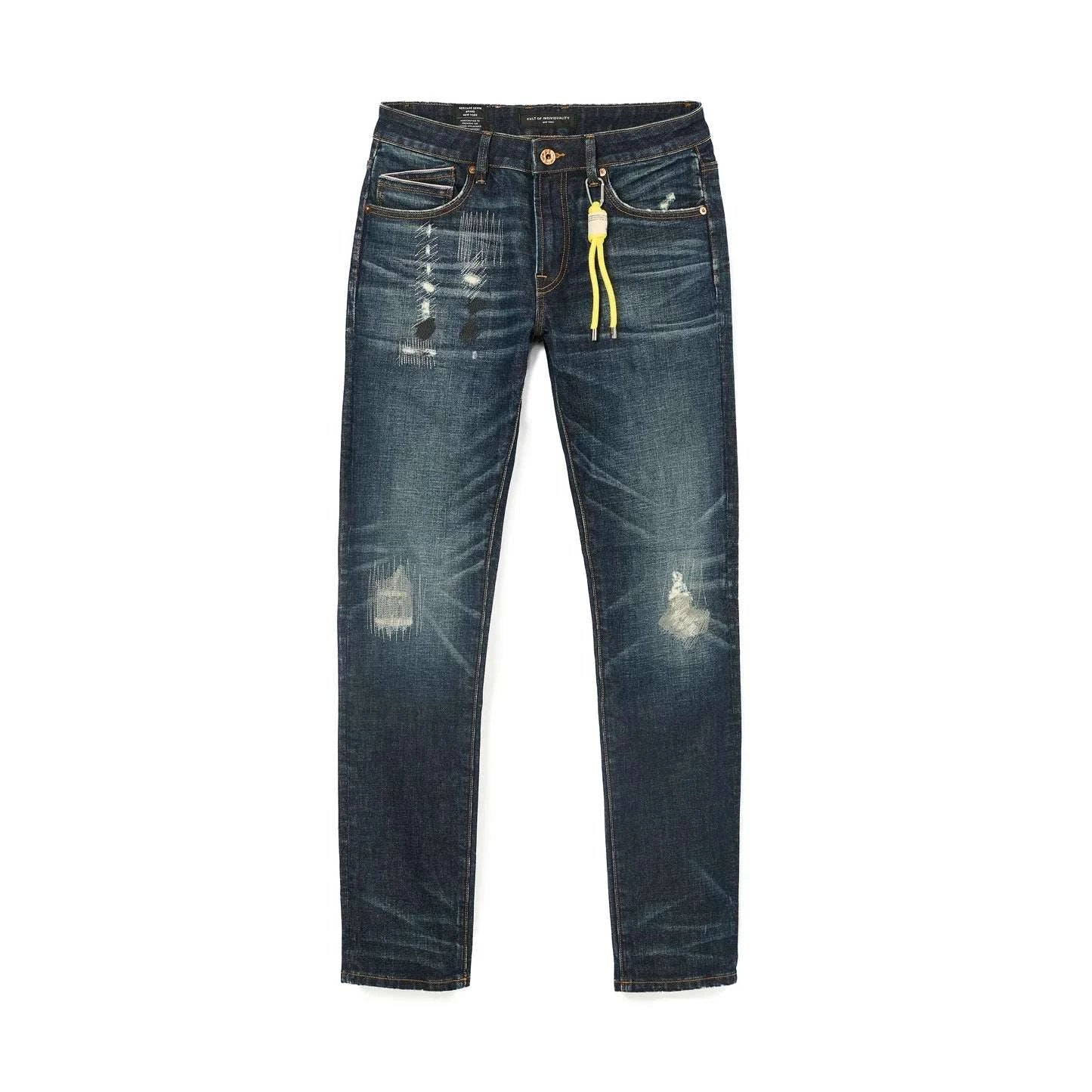 CULT OF INDIVIDUALITY-Men's Slim Fit Jeans and Denim
