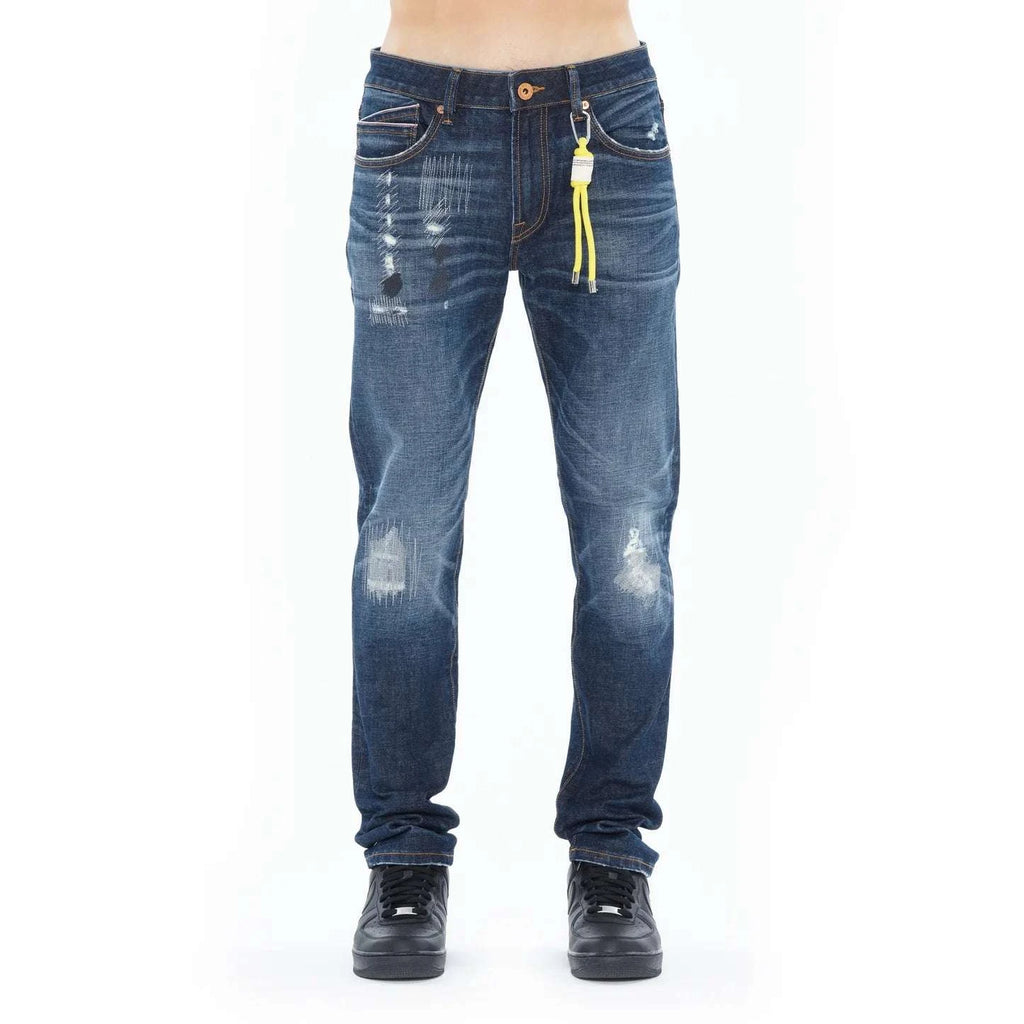CULT OF INDIVIDUALITY-Men's Slim Fit Jeans and Denim