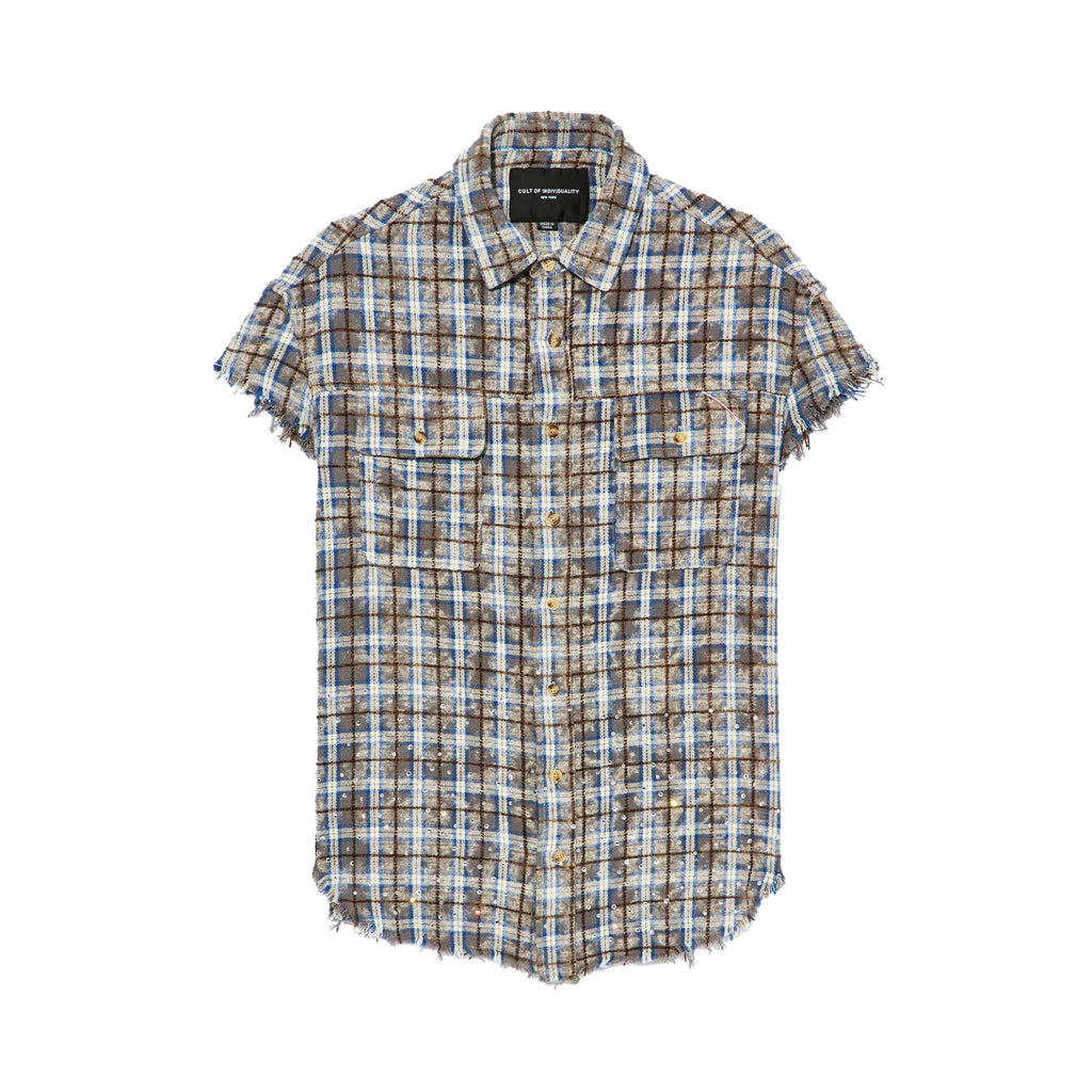 CULT OF INDIVIDUALITY-Men's Button-Up and Polo Shirts