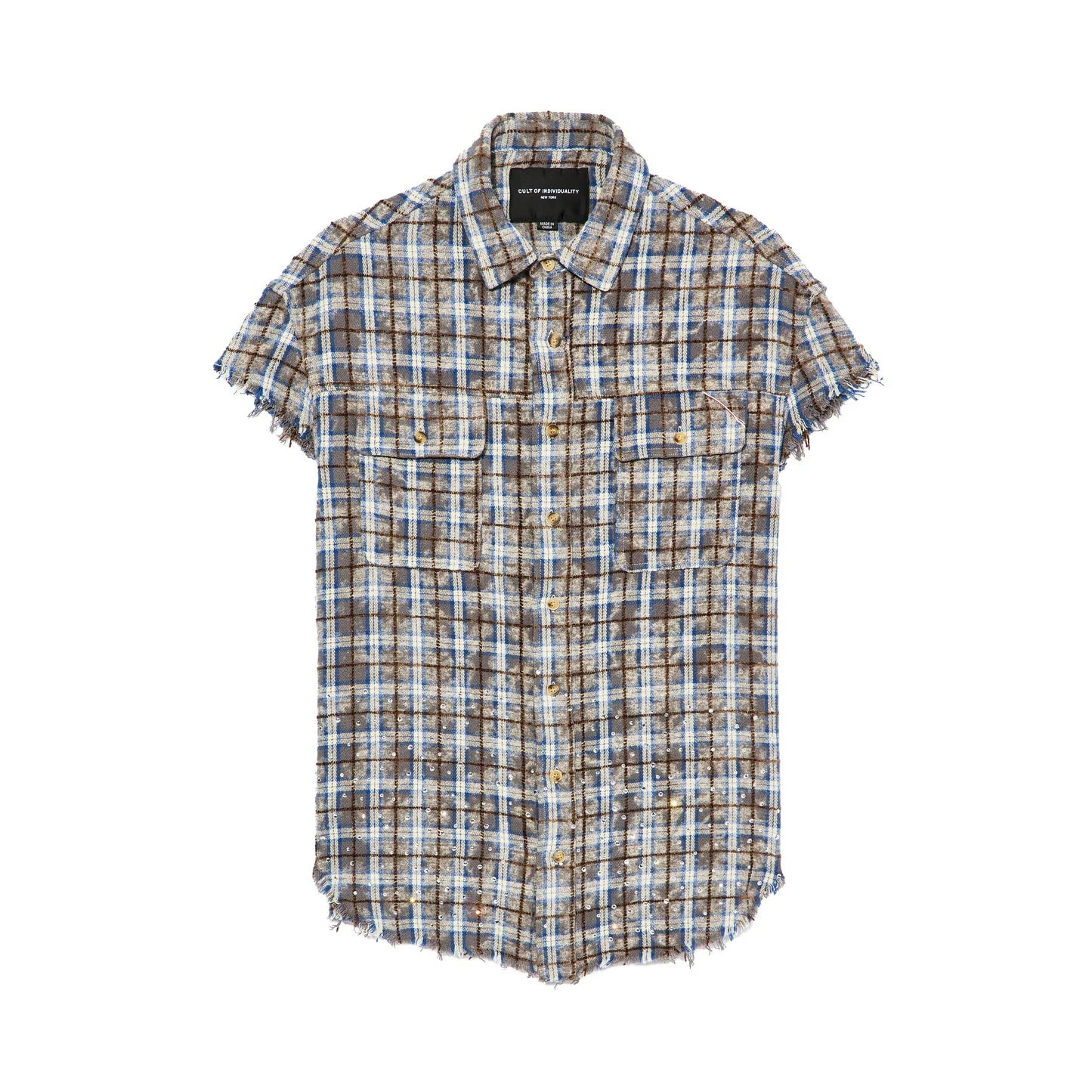 CULT OF INDIVIDUALITY-Men's Button-Up and Polo Shirts