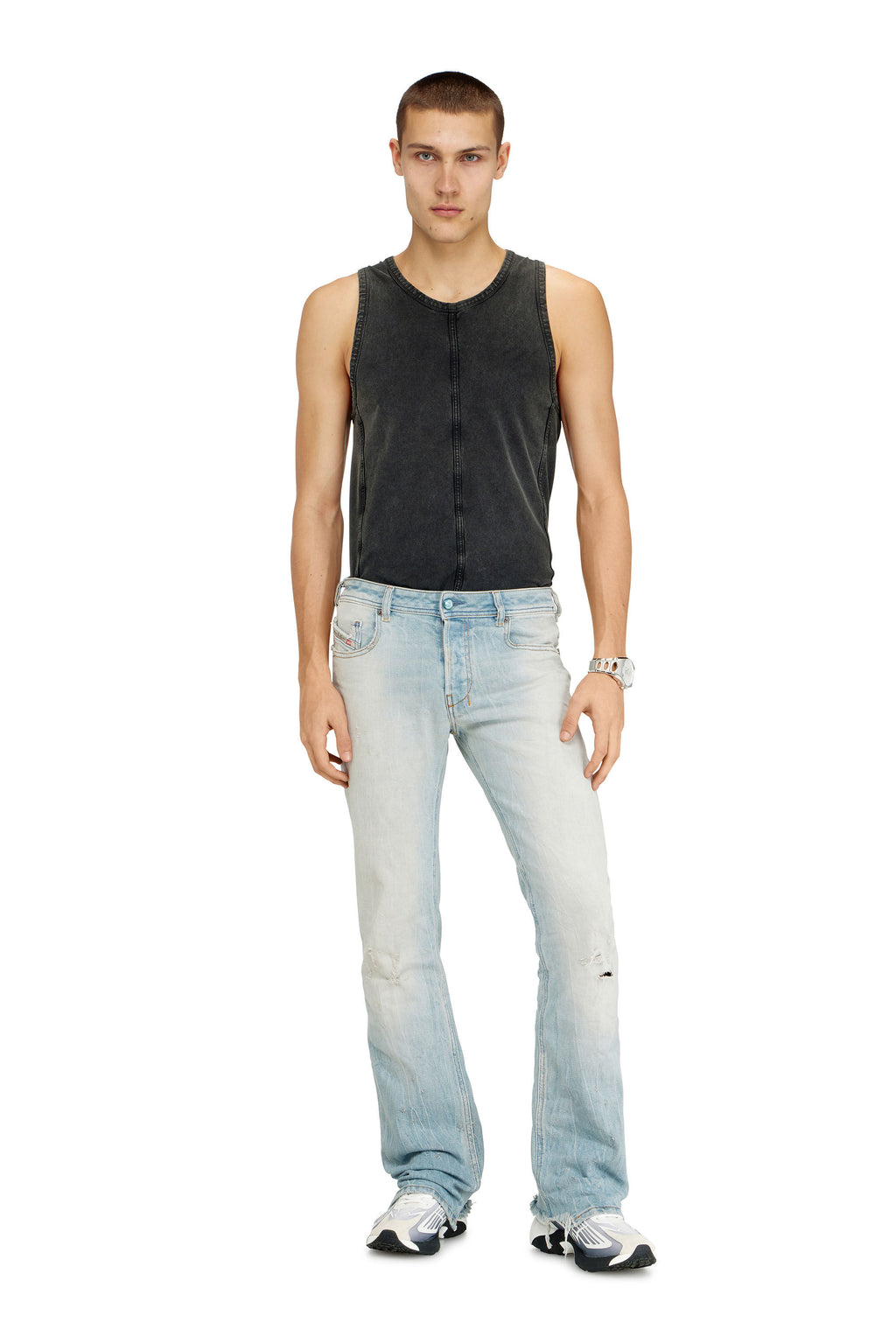 DIESEL-Men's Flared and Bootcut Jeans and Denim