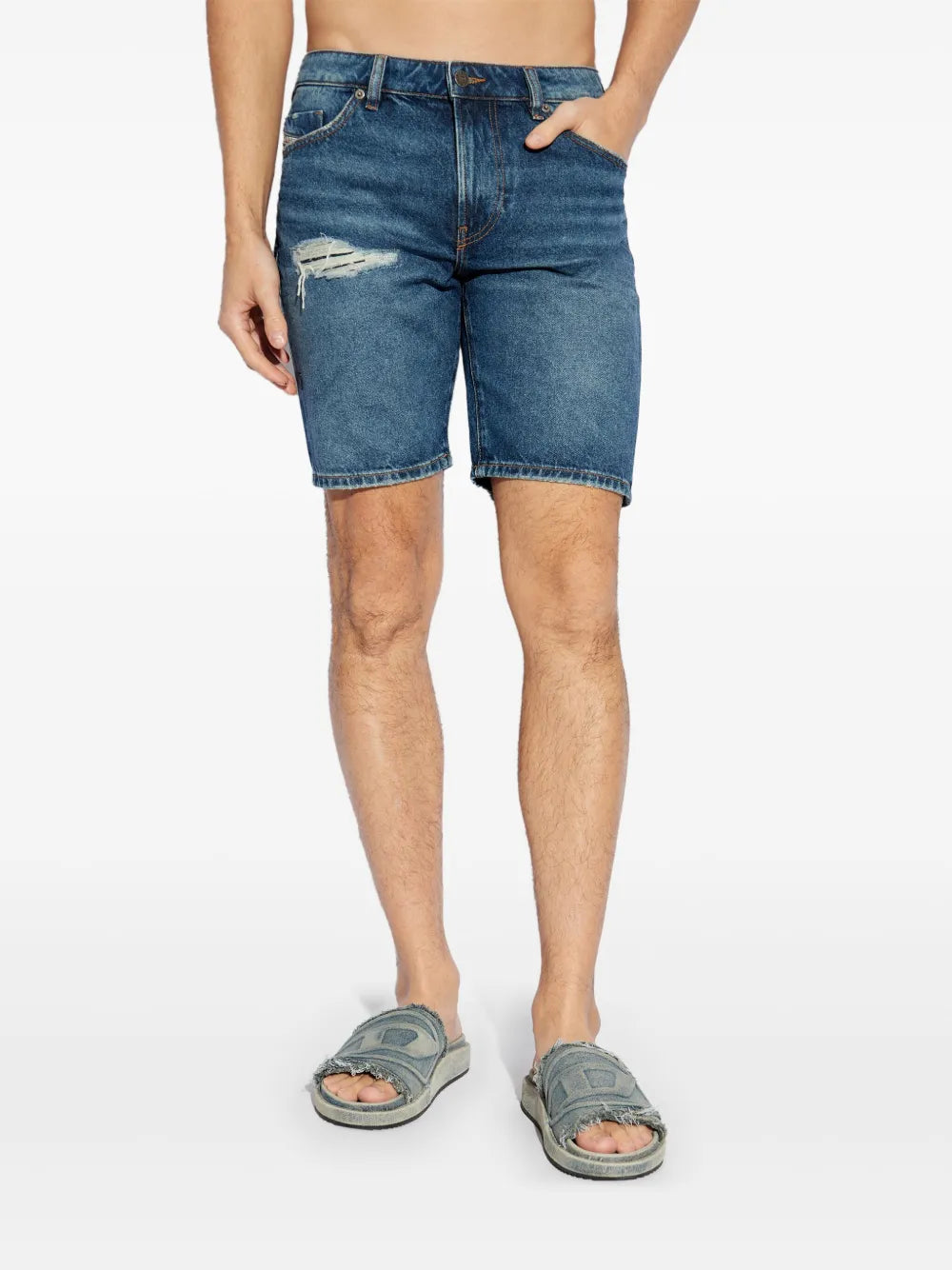 DIESEL-Men's Jean Shorts and Denim Shorts