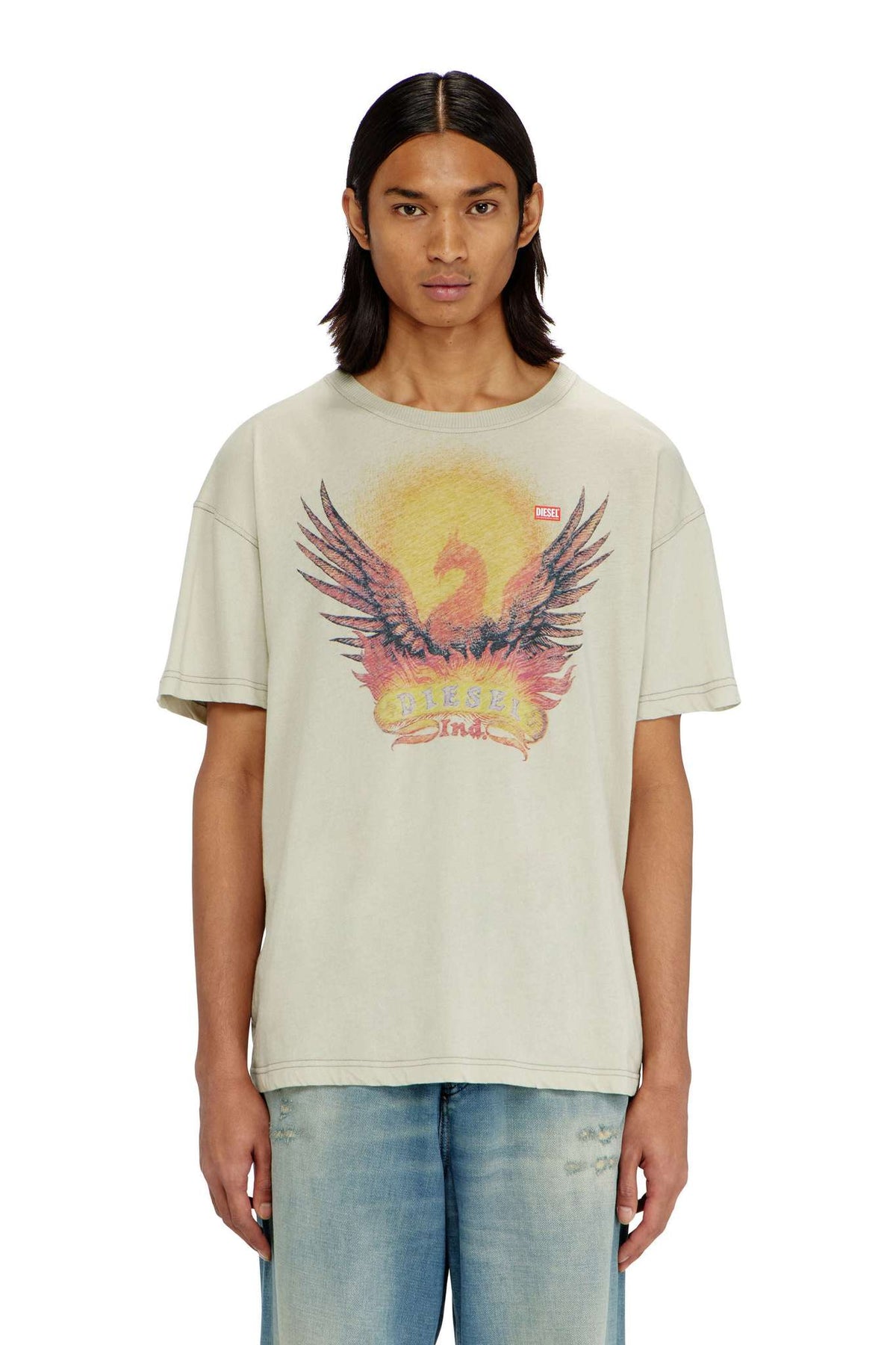 DIESEL-Men's Short-Sleeve T-Shirts and Tees Imagen principal del producto