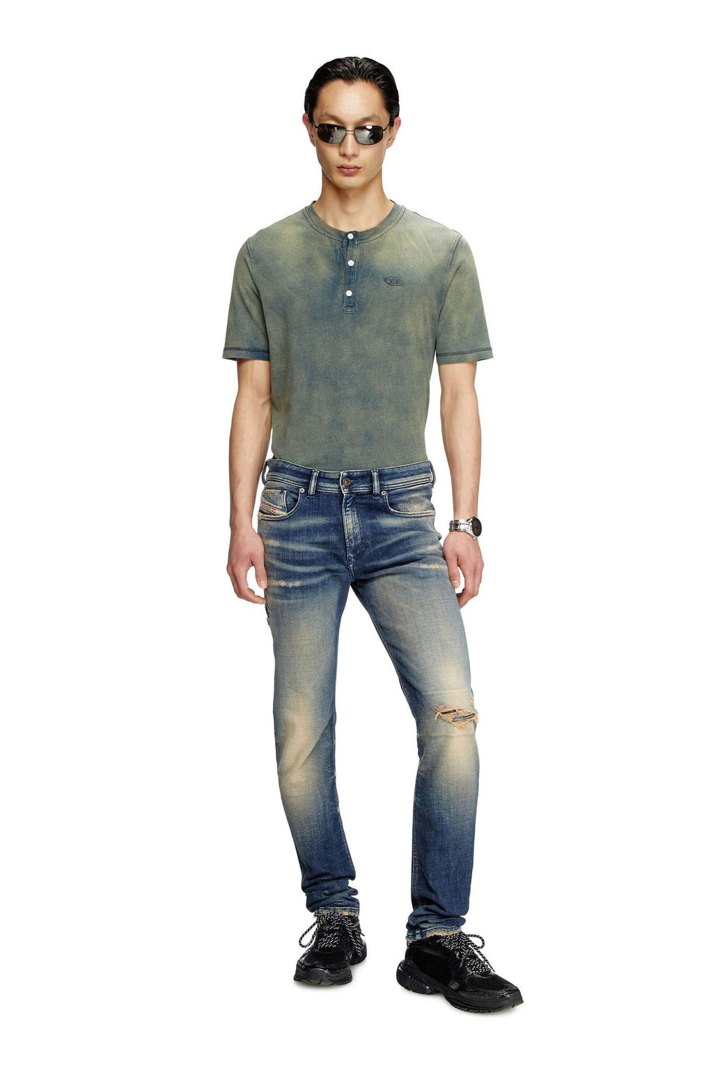 DIESEL-Men's Skinny Fit Jeans and Denim