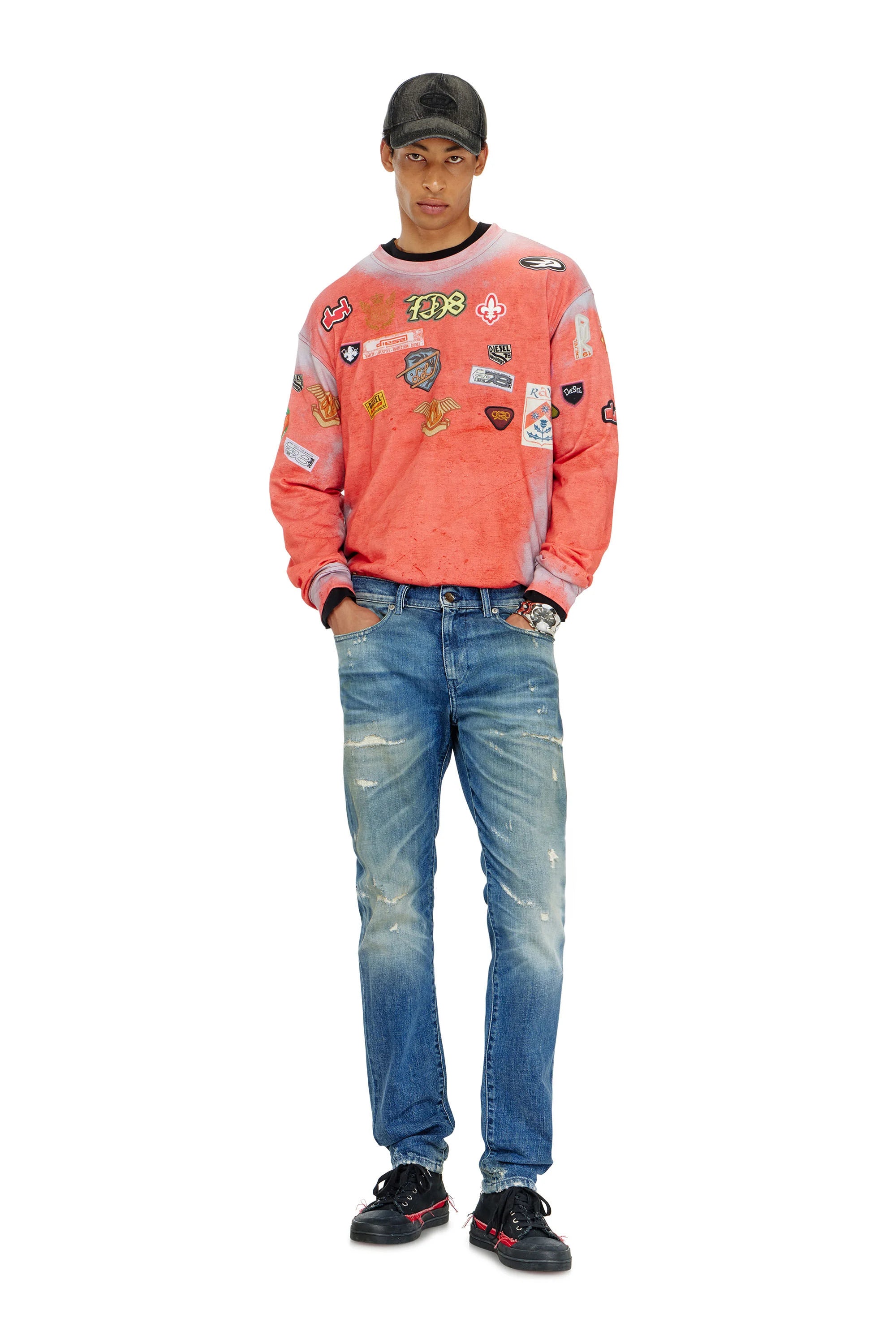 DIESEL-Men's Slim Fit Jeans and Denim Imagen principal del producto