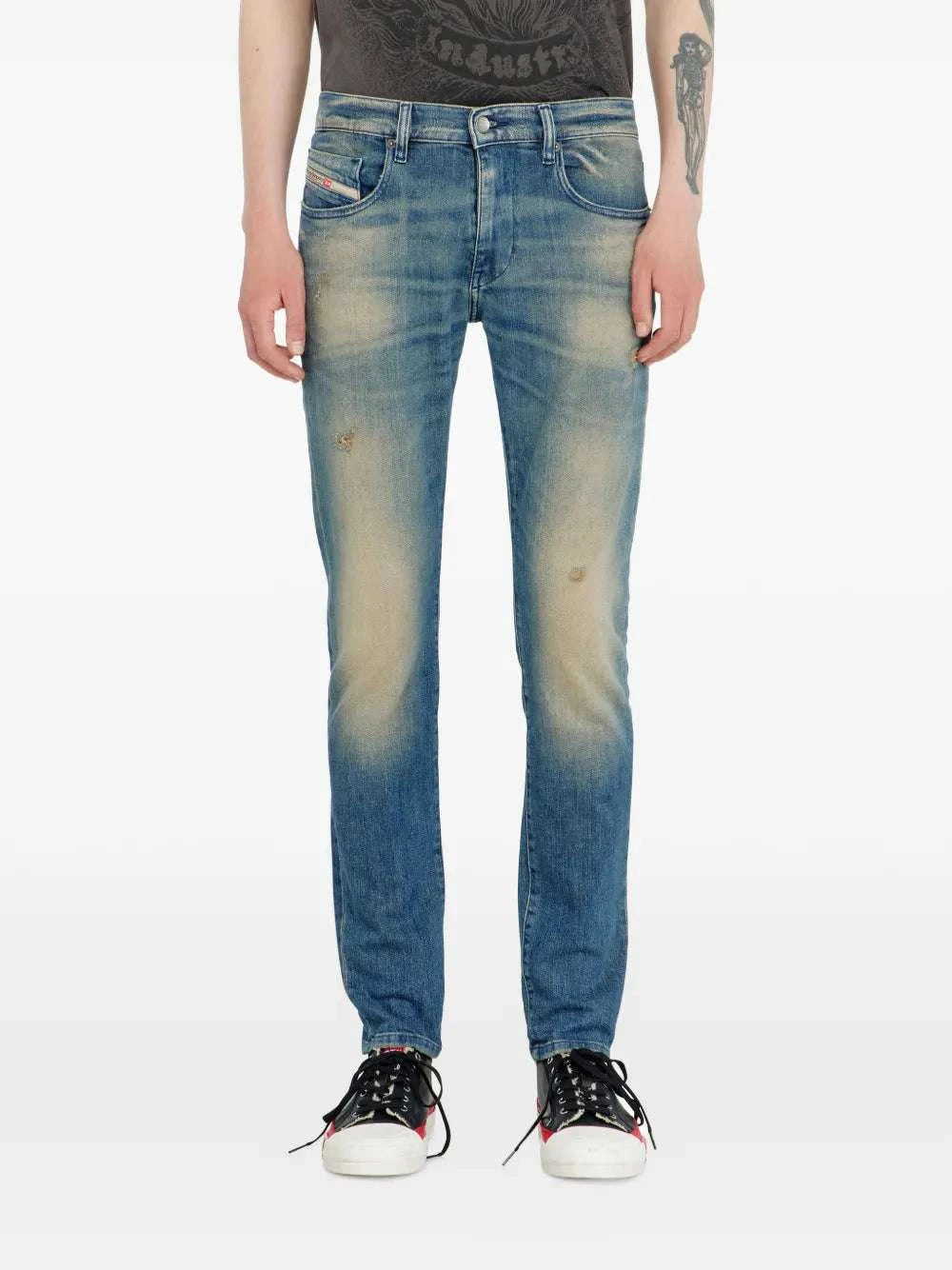 DIESEL-Men's Slim Fit Jeans and Denim