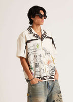 DIET STARTS MONDAY-Men's Button-Up and Polo Shirts