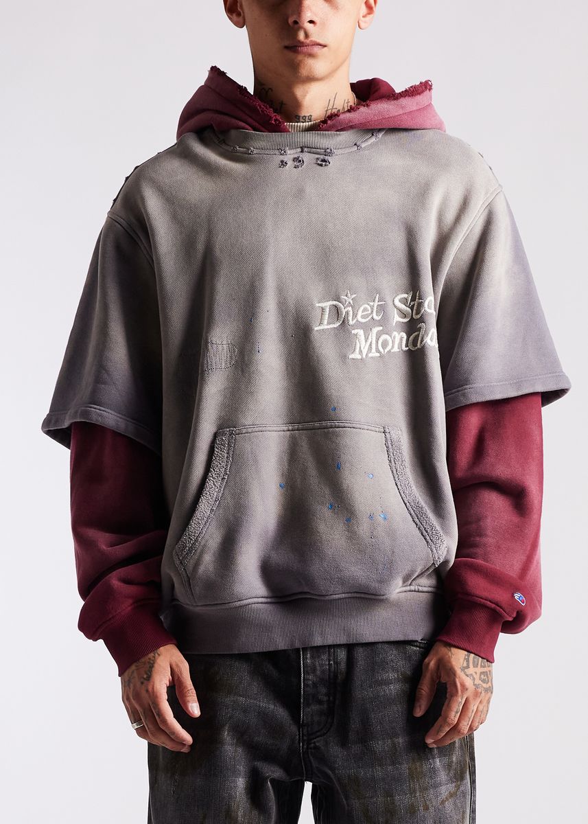 DIET STARTS MONDAY-Men's Pullover Hoodies Main image