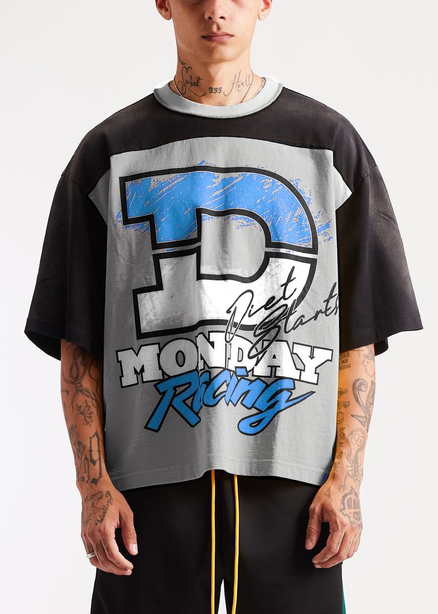 DIET STARTS MONDAY-Men's Short-Sleeve T-Shirts and Tees