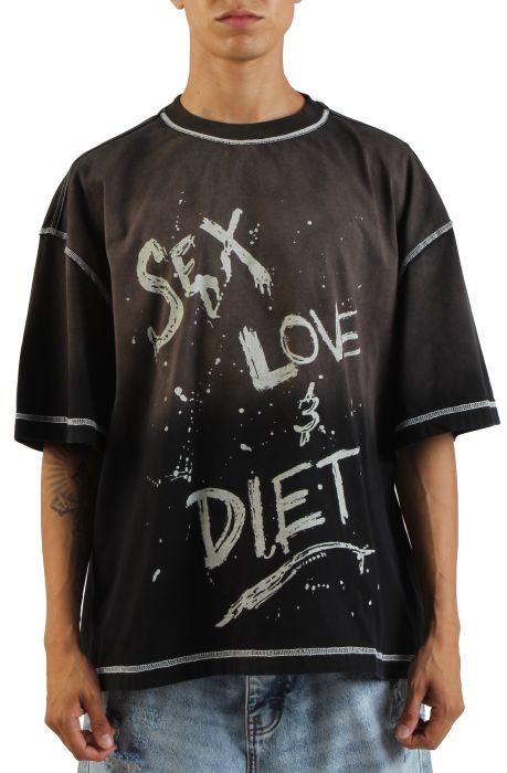 DIET STARTS MONDAY-Men's Short-Sleeve T-Shirts and Tees