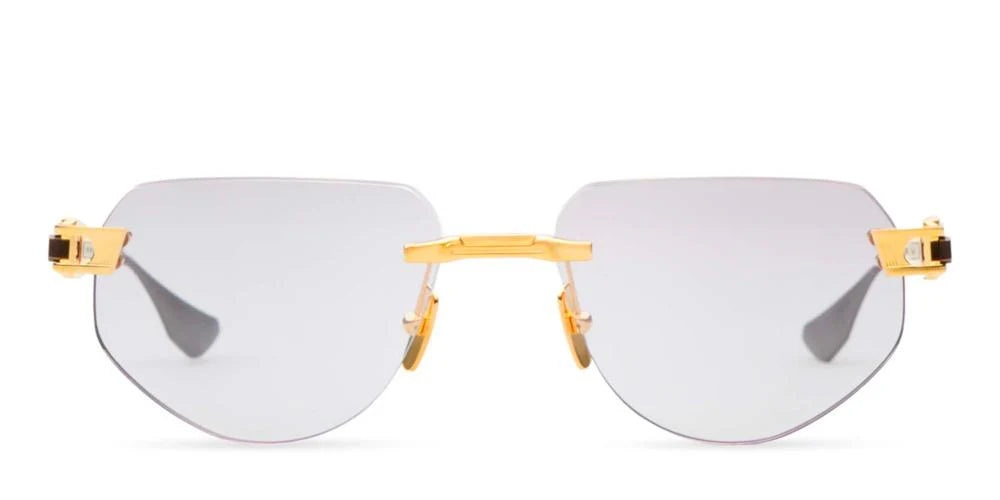 Gafas de sol unisex DITA Grand Imperyn en oro amarillo, hierro negro y degradado gris oscuro  Imagen secundaria del producto