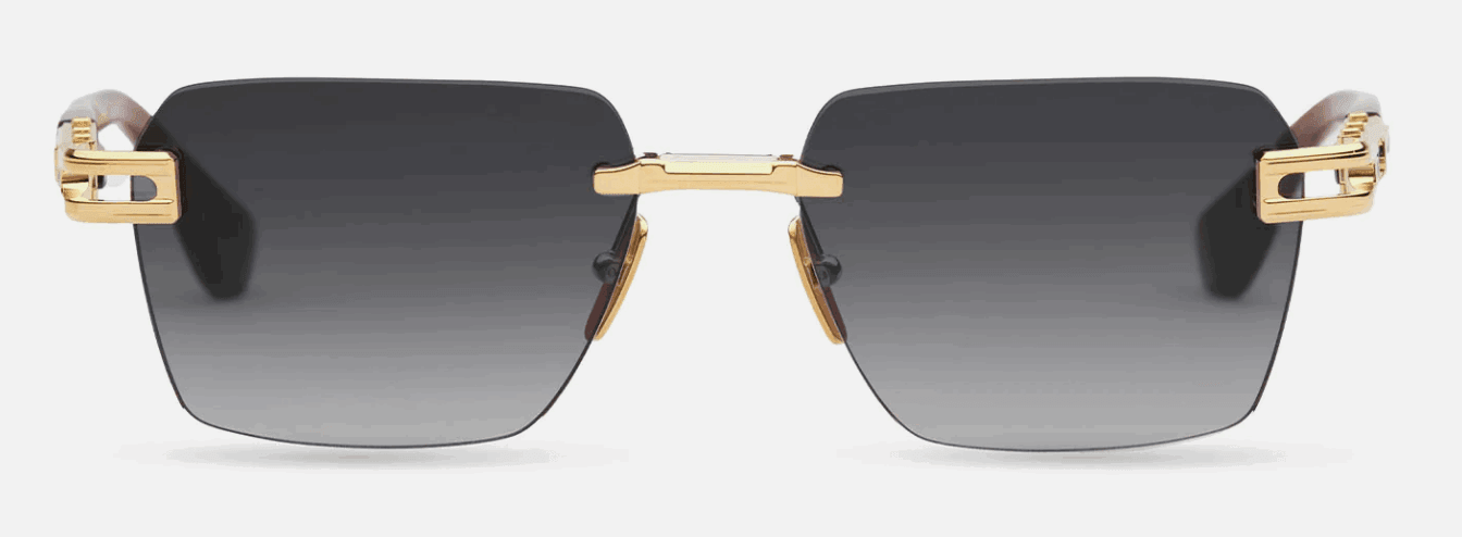 Gafas de sol unisex DITA Meta-Evo One (remolino de tinta dorada amarilla) Imagen secundaria del producto