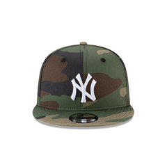 Gorra snapback con estampado de camuflaje de los New York Yankees de NEW ERA