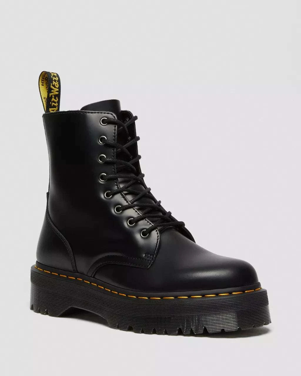 DR. MARTENS Jadon Boot de plataforma de cuero liso Imagen secundaria del producto