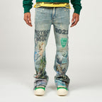DUAA-Men's Flared and Bootcut Jeans and Denim