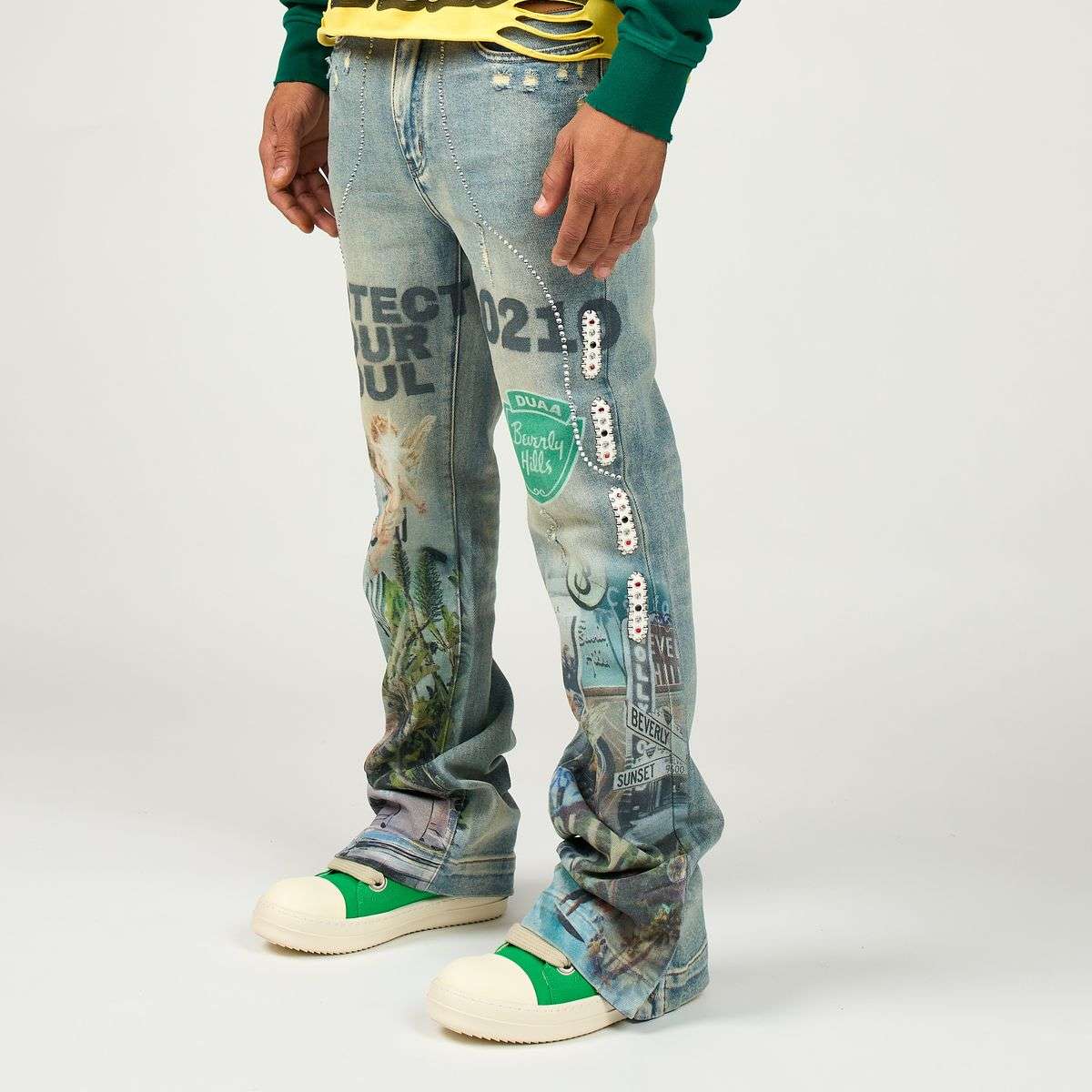 DUAA-Men's Flared and Bootcut Jeans and Denim Imagen principal del producto