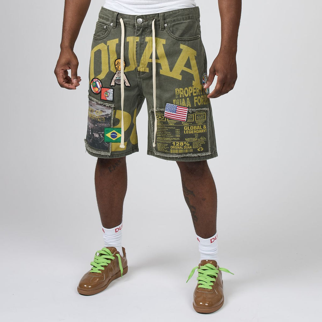 DUAA-Men's Jean Shorts and Denim Shorts