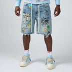 DUAA-Men's Jean Shorts and Denim Shorts