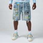 DUAA-Men's Jean Shorts and Denim Shorts