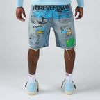 DUAA-Men's Jean Shorts and Denim Shorts