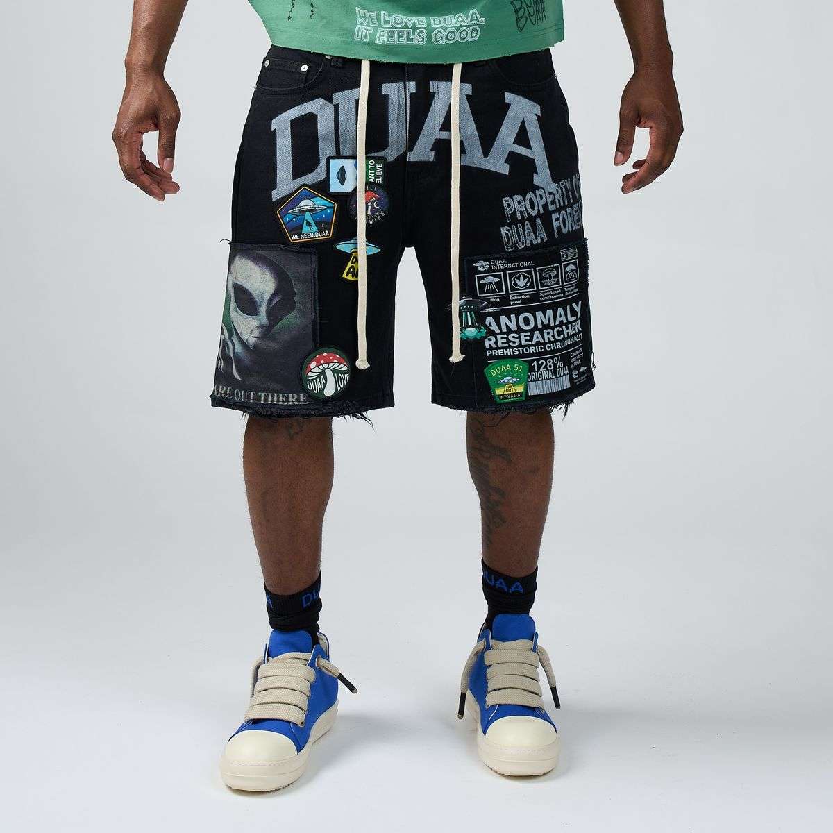 DUAA-Men's Jean Shorts and Denim Shorts Imagen principal del producto
