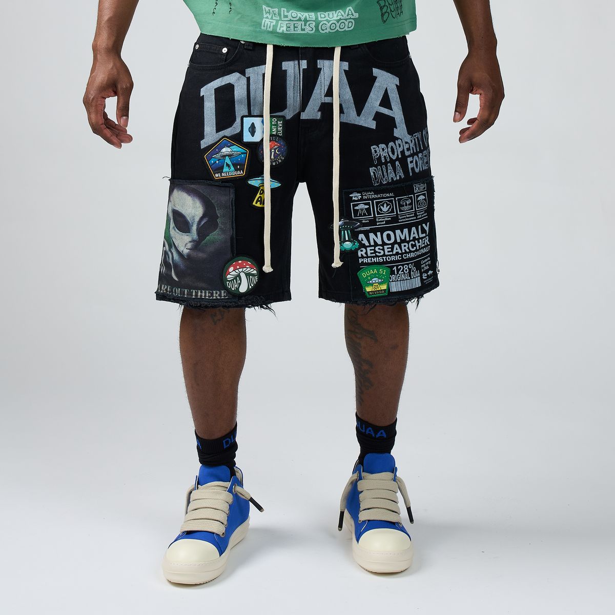 DUAA-Men's Jean Shorts and Denim Shorts