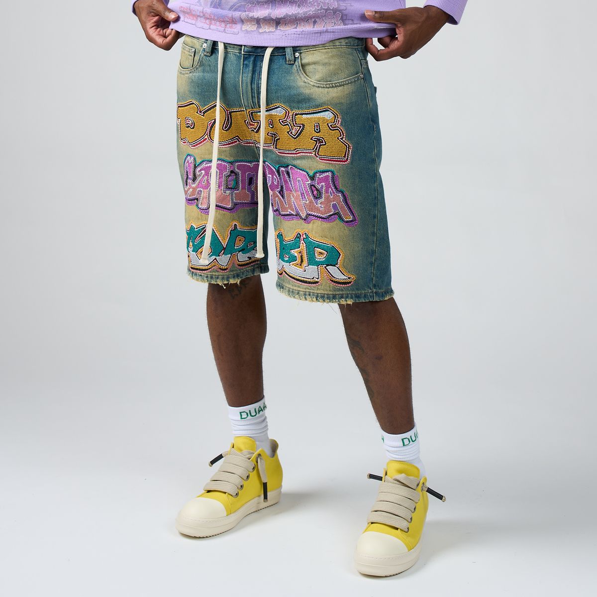DUAA-Men's Jean Shorts and Denim Shorts