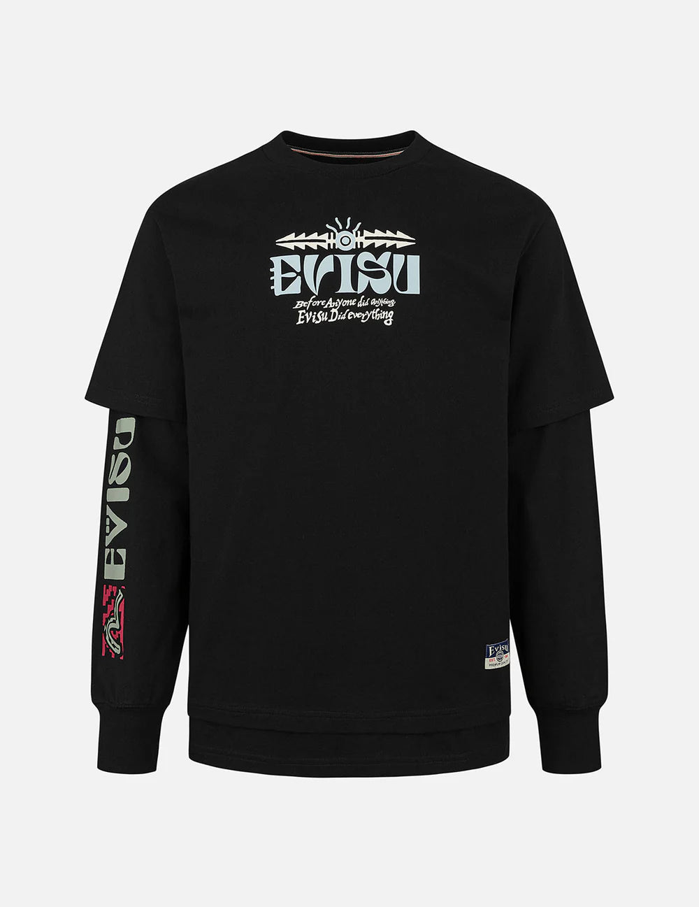 EVISU-Men's Long-Sleeve T-Shirts and Tees