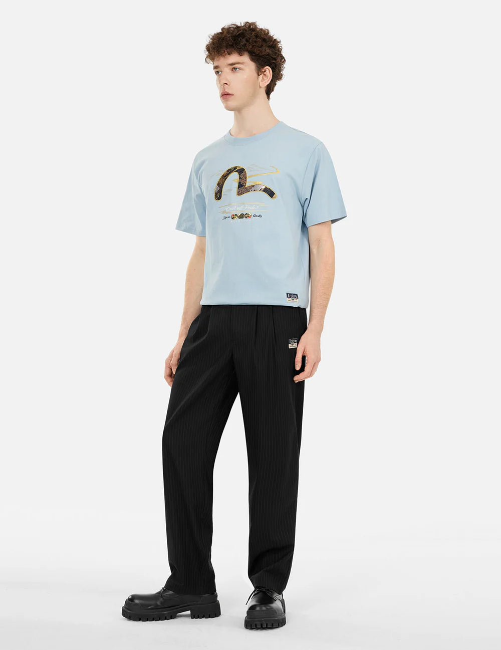 EVISU-Men's Short-Sleeve T-Shirts and Tees