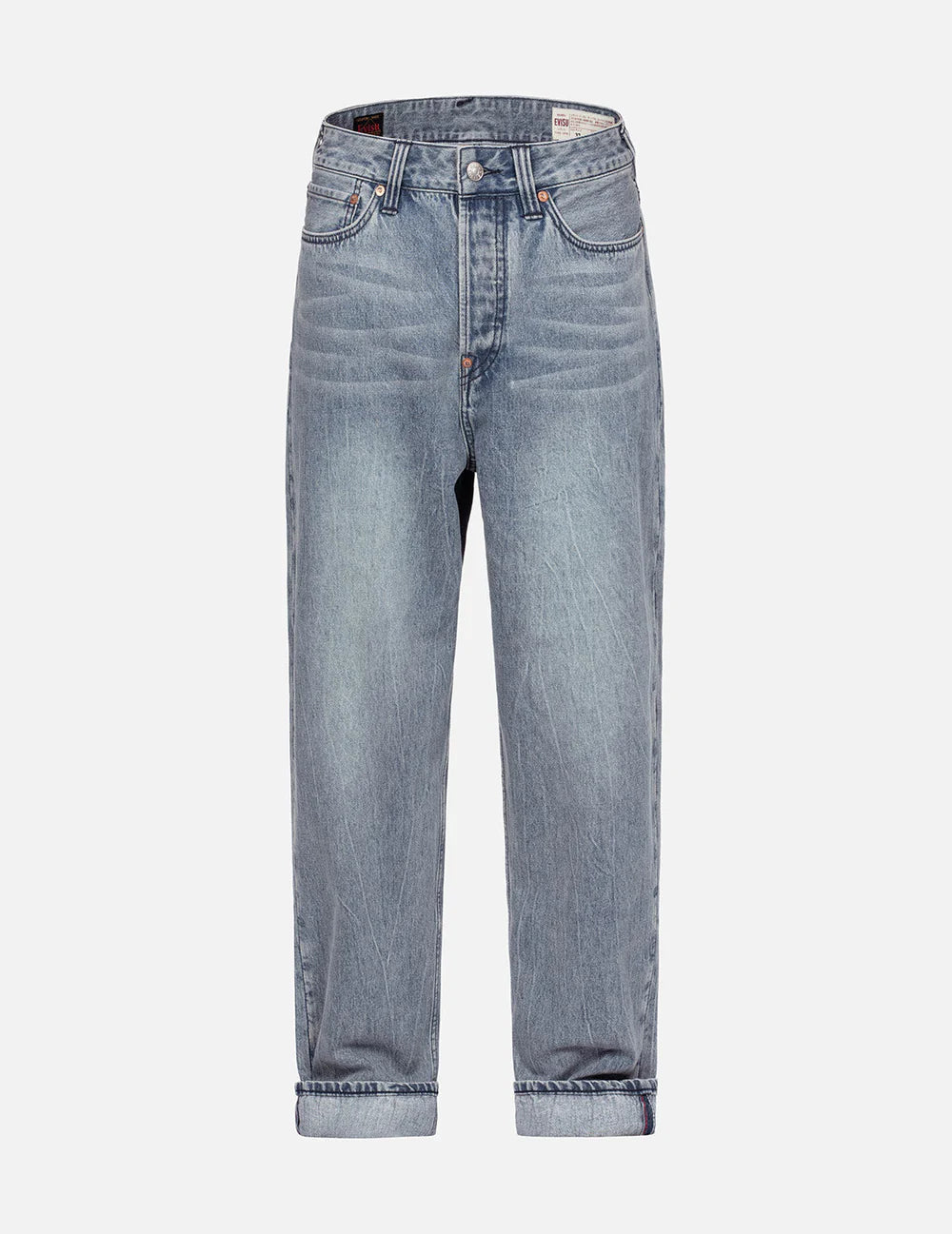 EVISU-Men's Slim Fit Jeans and Denim