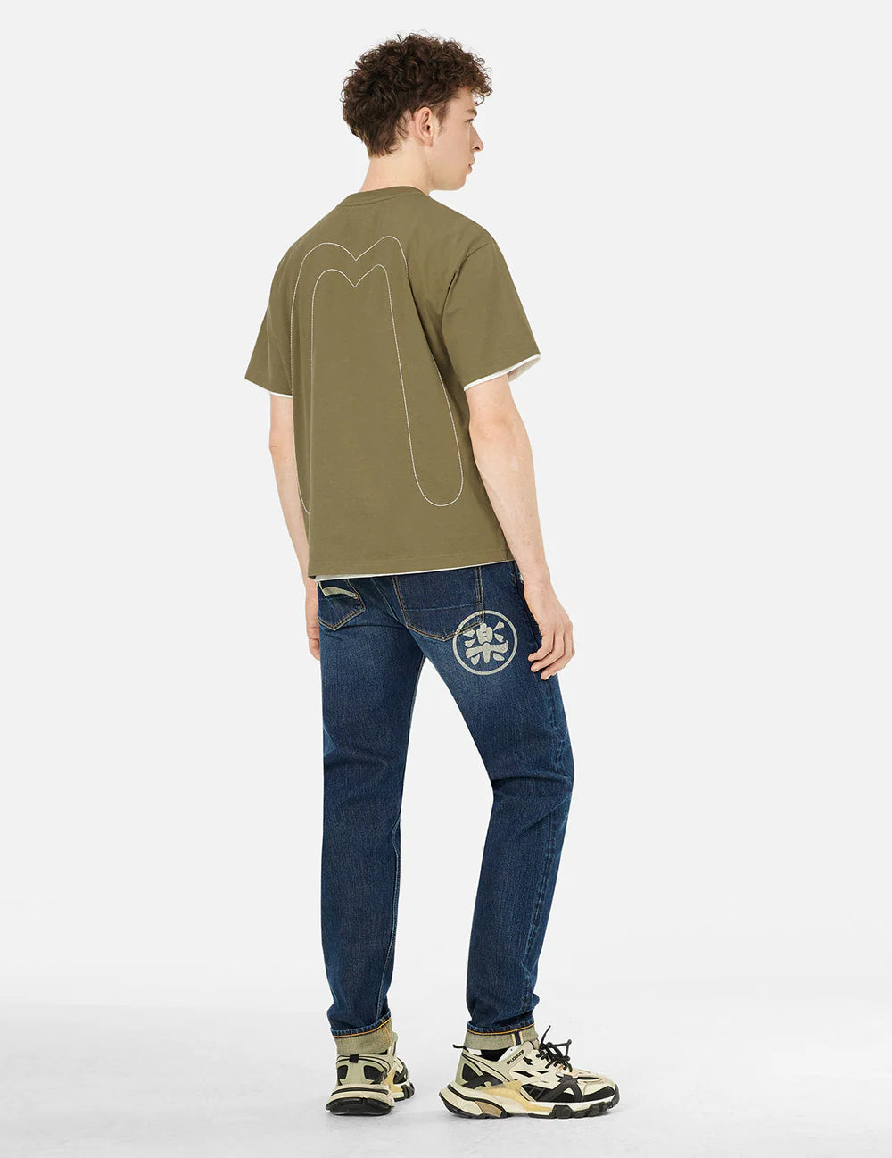 EVISU-Men's Short-Sleeve T-Shirts and Tees
