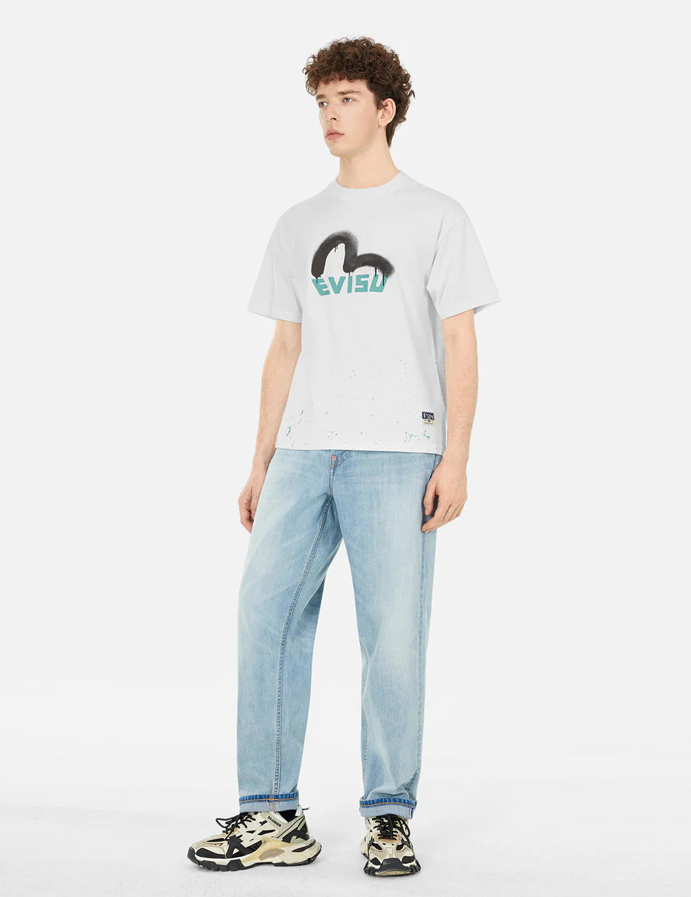 EVISU-Men's Short-Sleeve T-Shirts and Tees
