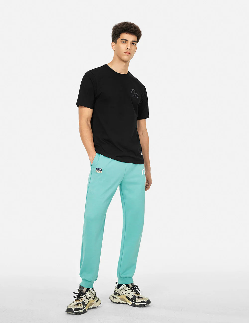 EVISU-Men's Short-Sleeve T-Shirts and Tees