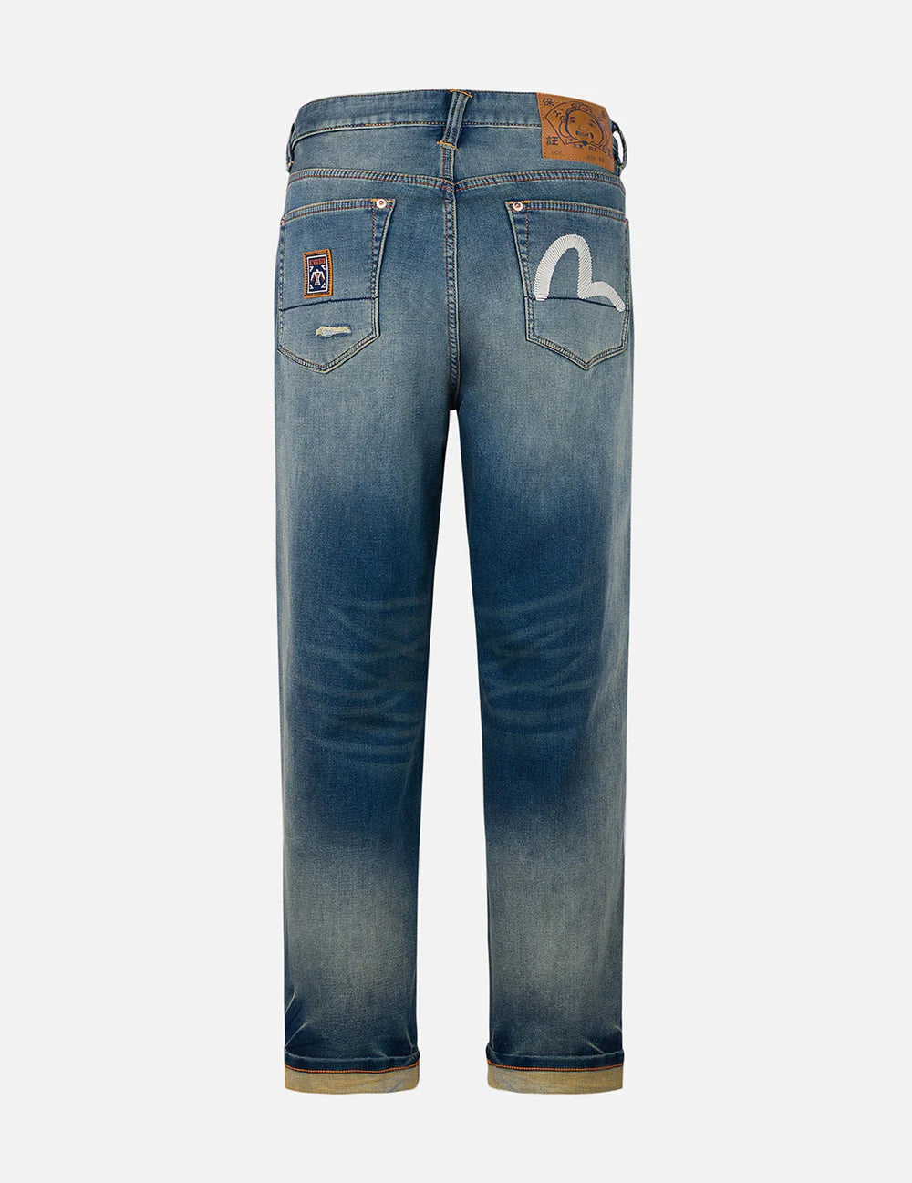 EVISU-Men's Baggy Fit Jeans and Denim