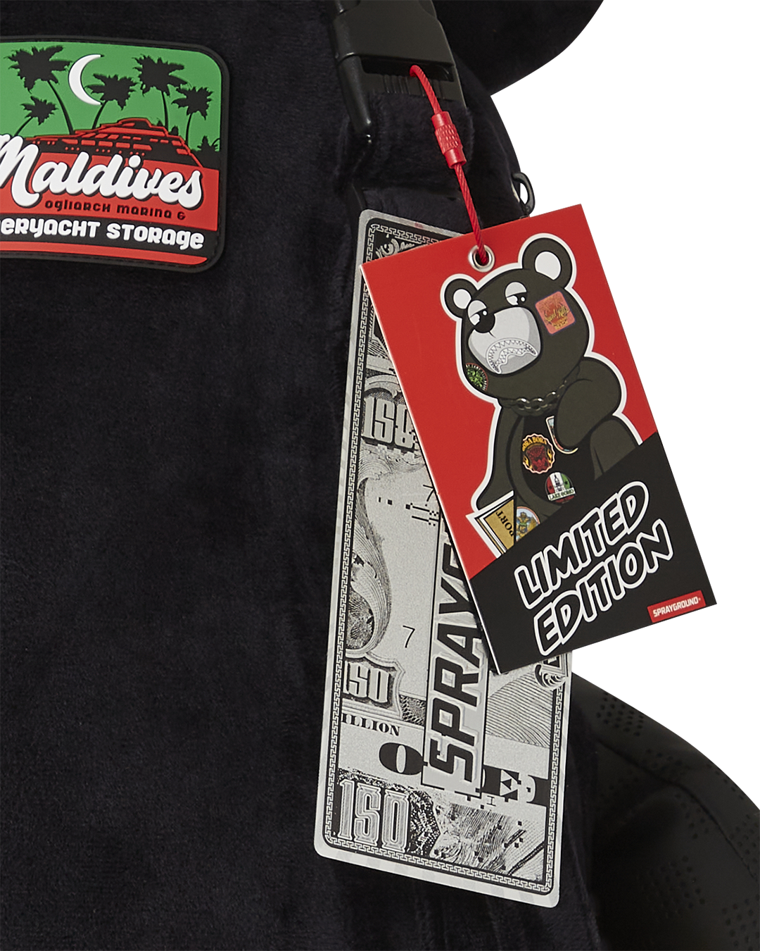 SPRAYGROUND Global Mogul Billionaire Teddy Bear B7436 Gravity NYC