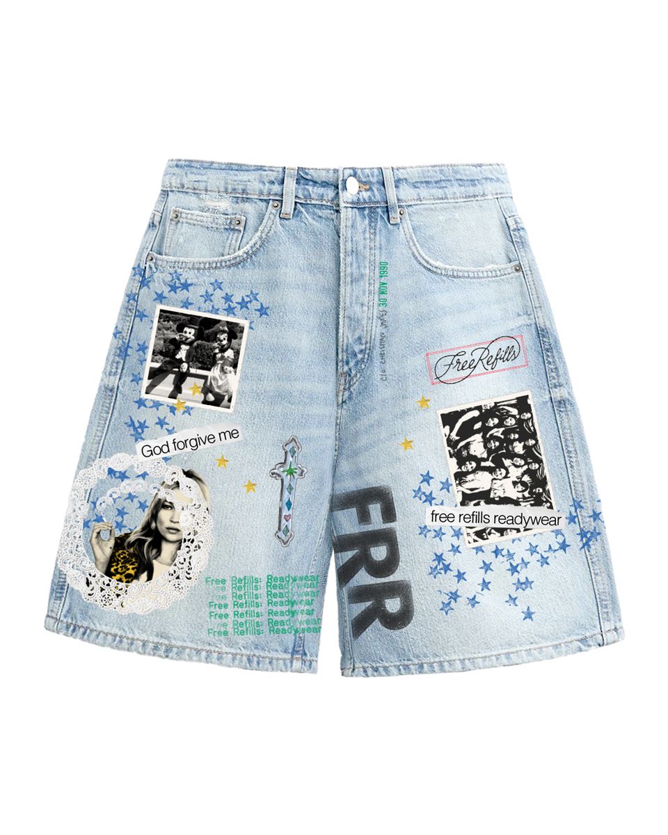 FREE REFILLS-Men's Jean Shorts and Denim Shorts