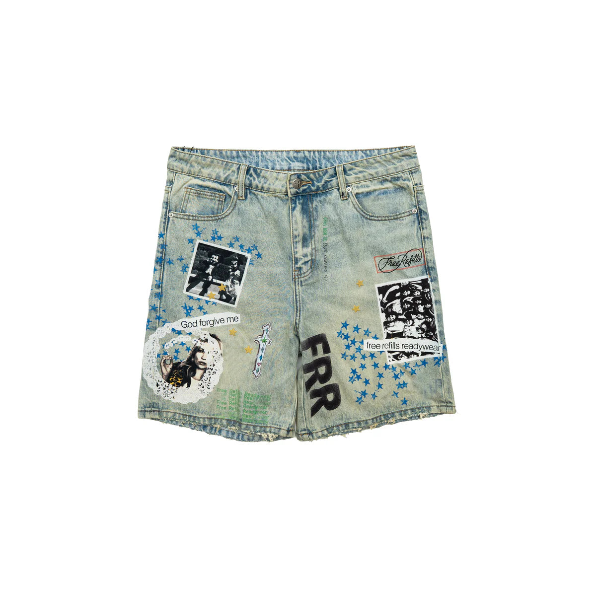 FREE REFILLS-Men's Jean Shorts and Denim Shorts