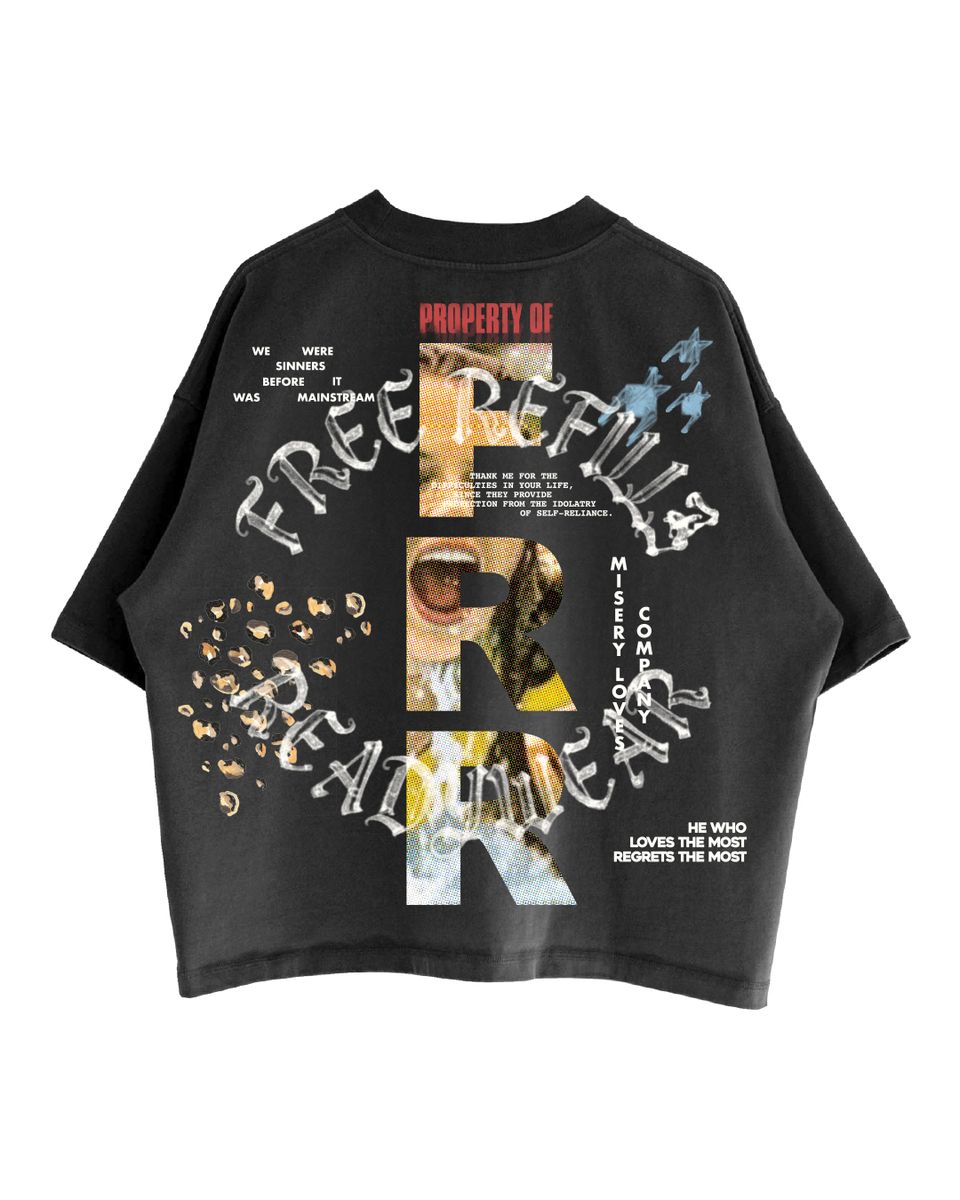 FREE REFILLS-Men's Short-Sleeve T-Shirts and Tees