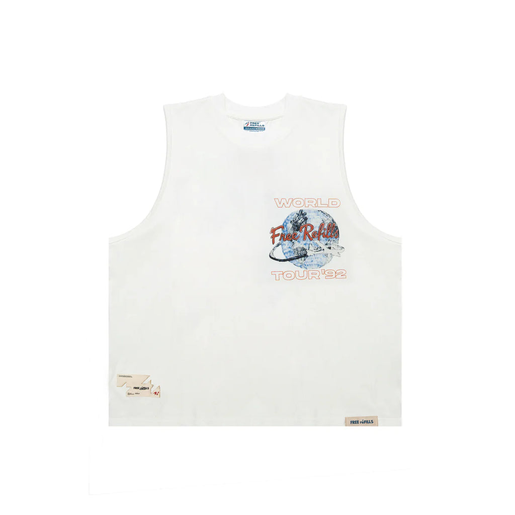 FREE REFILLS-Men's Tank Tops and Sleeveless T-Shirts and Tees