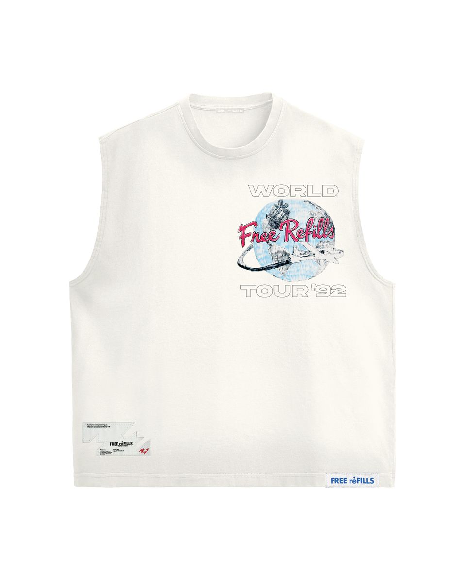 FREE REFILLS-Men's Tank Tops and Sleeveless T-Shirts and Tees
