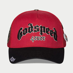 GODSPEED Forever Trucker Hat (Red/ Black)