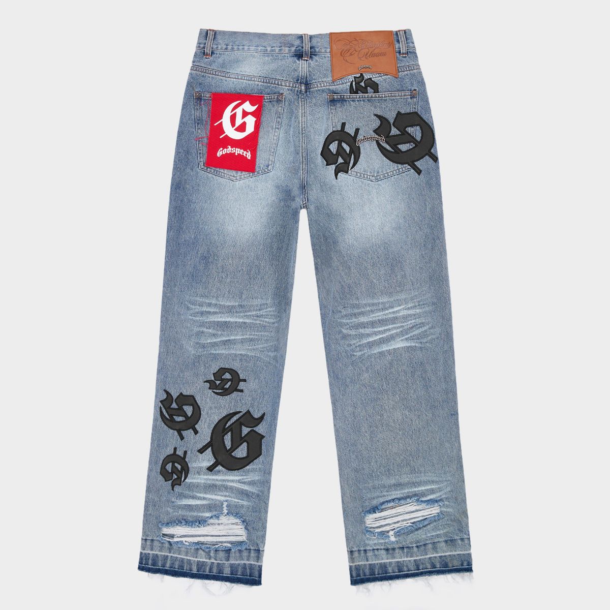 GODSPEED Scattered GS Logo Denim Secondary image