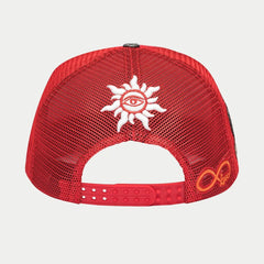 GodSpeed Dual Patch Trucker Hat (Red)