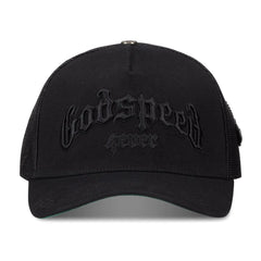 Godspeed GS Forever Trucker Hat Black on Black