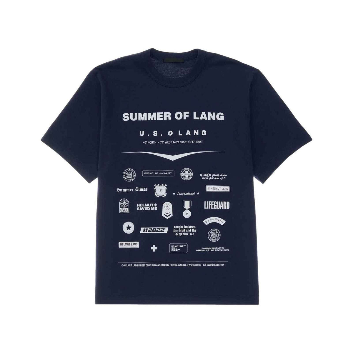 HELMUT LANG-Men's Short-Sleeve T-Shirts and Tees